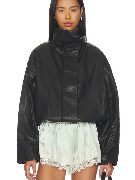 Lioness Jackets & Blazers - NWT Shoreline Funnel Jacket in Noir
LIONESS